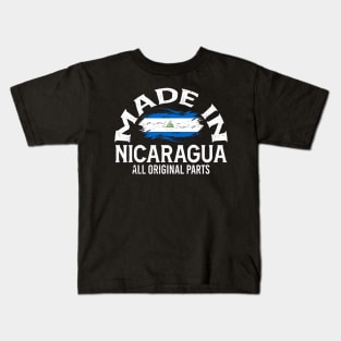 Born in Nicaragua Kids T-Shirt